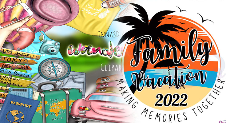 Clipart Creations: Adding Flair to Your Family Vacation Diary