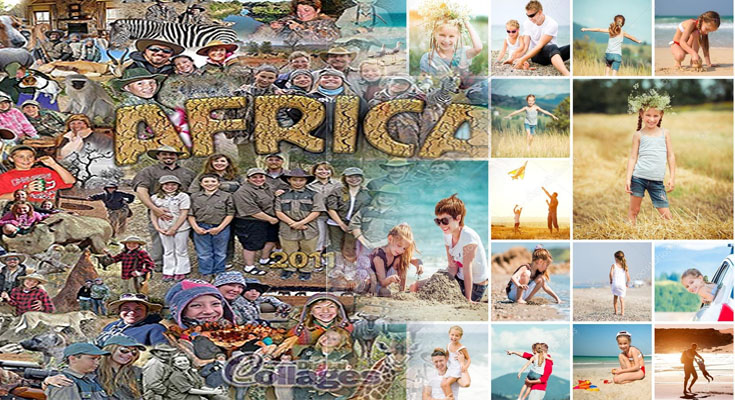 Family Vacation Collages: Weaving Clipart into Our Travel Story